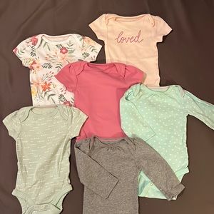 Baby Girl Onesie Bundle 0-3 Months - Cloud Island